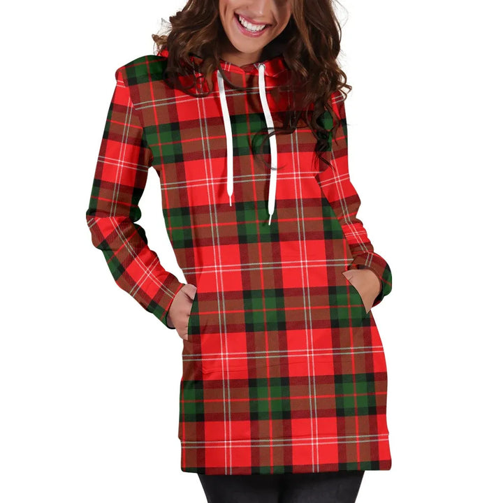 Scottish Nesbitt Modern Clan Tartan Hoodie Dress