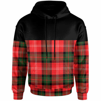 Scottish Nesbitt Modern Clan Tartan Hoodie - Horizontal Style Front Side Tartan Plaid