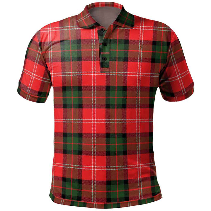 Scottish Nesbitt Modern Clan Tartan Polo Shirt Front Side Tartan Plaid
