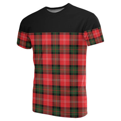 Scottish Nesbitt Modern Clan Tartan T-Shirt Horizontal Style Front Side Tartan Plaid