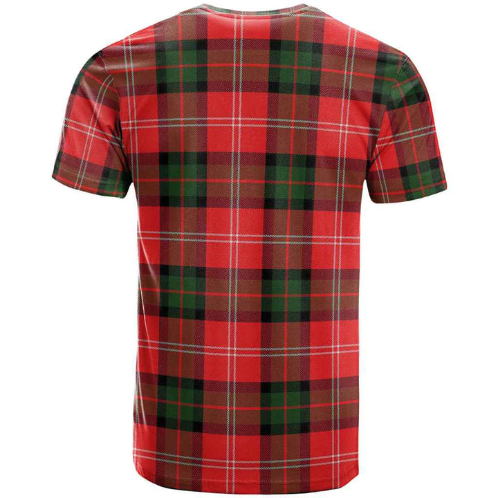 Scottish Nesbitt Modern Clan Tartan T-Shirt Back Side Tartan Plaid