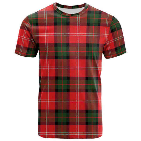 Scottish Nesbitt Modern Clan Tartan T-Shirt Front Side Tartan Plaid