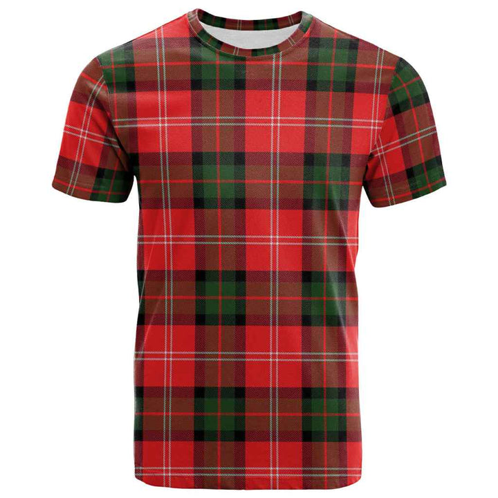 Scottish Nesbitt Modern Clan Tartan T-Shirt Front Side Tartan Plaid