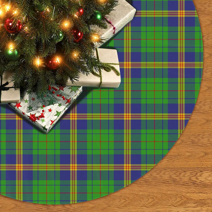 Scottish New Mexico Clan Tartan Christmas Tree Skirt No Tassels 2 Tartan Plaid