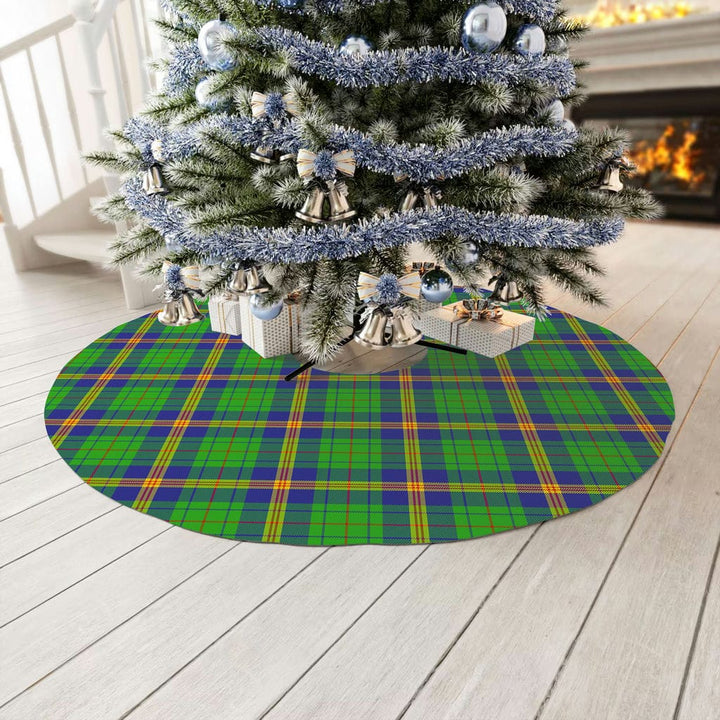 Scottish New Mexico Clan Tartan Christmas Tree Skirt No Tassels 3 Tartan Plaid