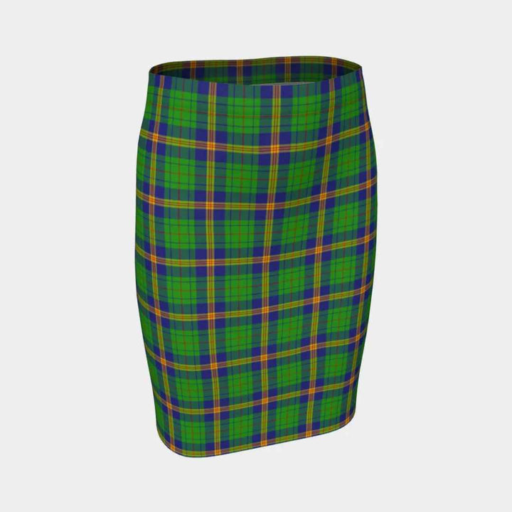 Scottish New Mexico Clan Tartan Fitted Skirt Tartan Plaid 1