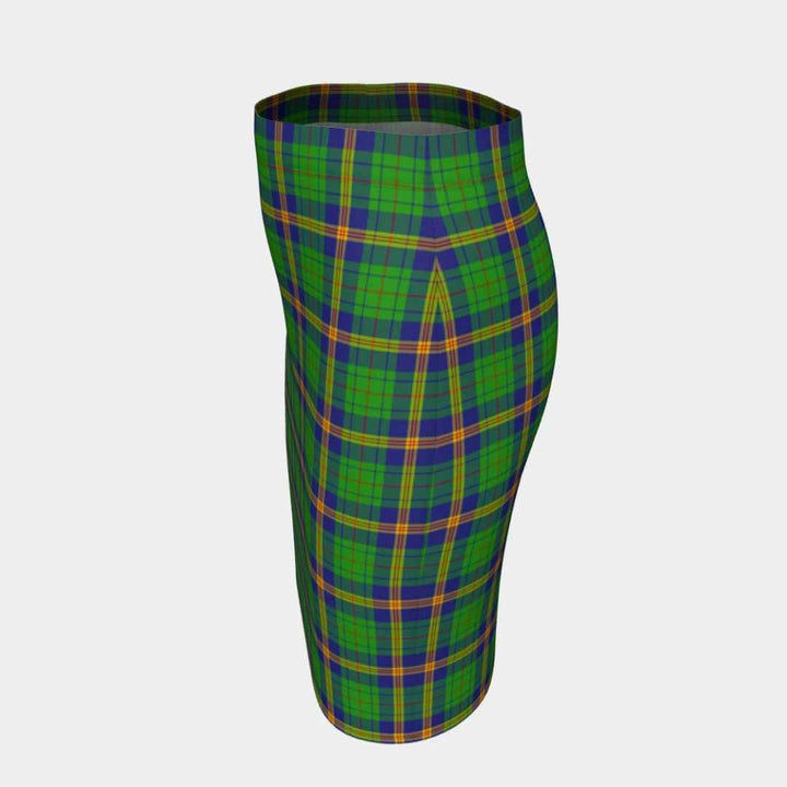 Scottish New Mexico Clan Tartan Fitted Skirt Tartan Plaid 2