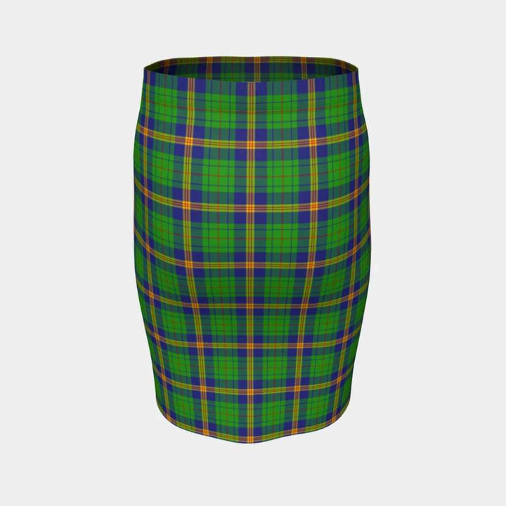 Scottish New Mexico Clan Tartan Fitted Skirt Tartan Plaid 4