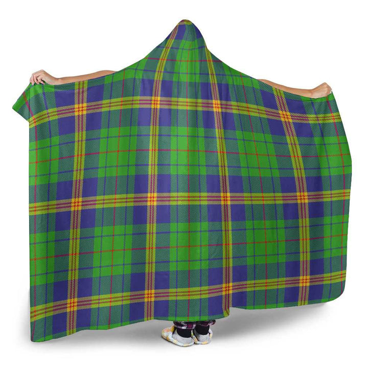 Scottish New Mexico Clan Tartan Hooded Blanket Tartan Plaid 2