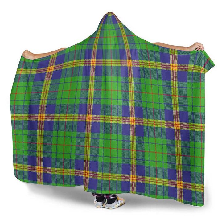 Scottish New Mexico Clan Tartan Hooded Blanket Tartan Plaid 3