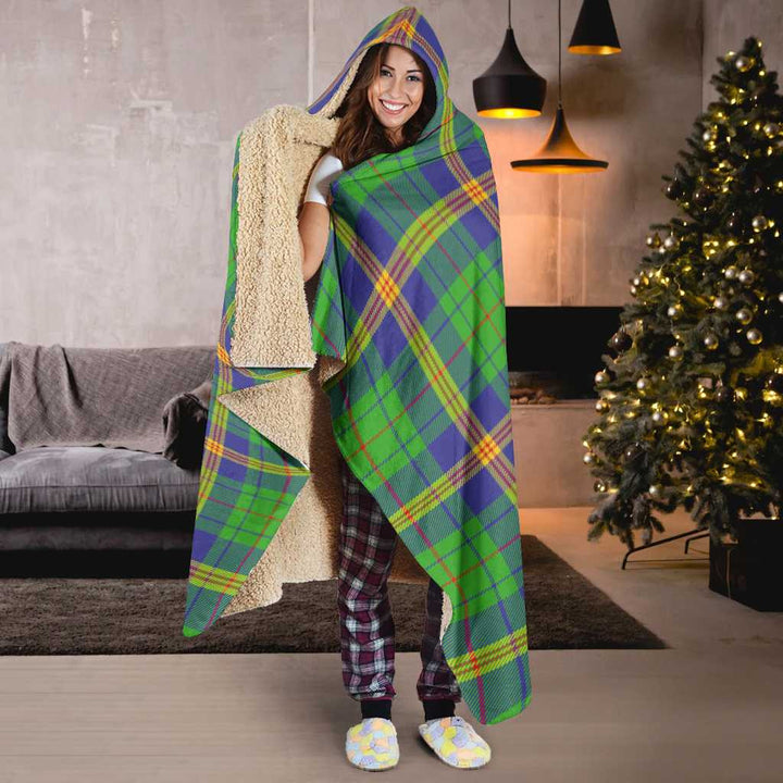 Scottish New Mexico Clan Tartan Hooded Blanket Tartan Plaid 6