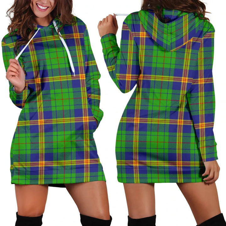 Scottish New Mexico Clan Tartan Hoodie Dress
