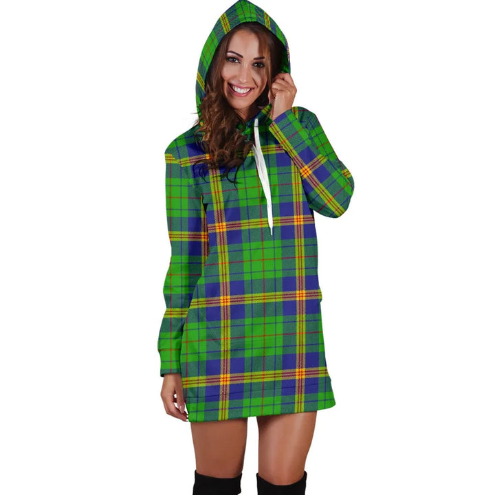 Scottish New Mexico Clan Tartan Hoodie Dress