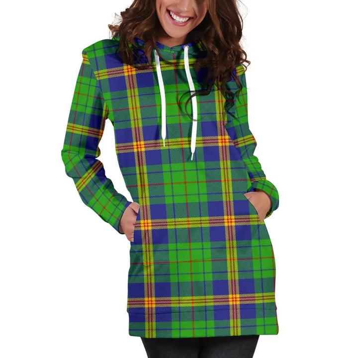 Scottish New Mexico Clan Tartan Hoodie Dress