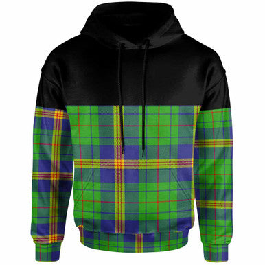 Scottish New Mexico Clan Tartan Hoodie - Horizontal Style Front Side Tartan Plaid