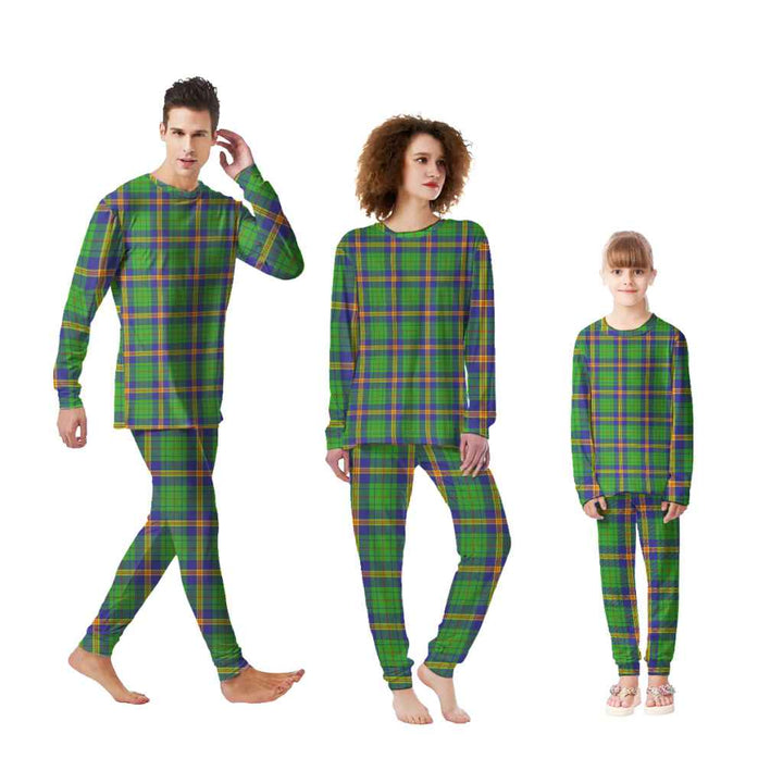 Scottish New Mexico Clan Tartan Pajama Set Tartan Plaid
