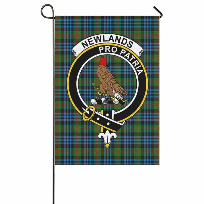Scottish Newlands Clan Crest Tartan Garden Flag Tartan Plaid 1