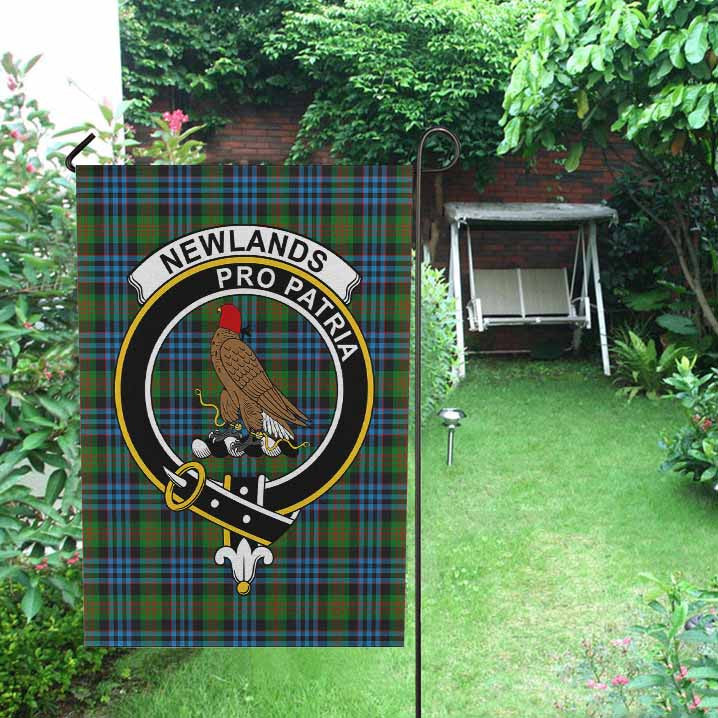 Scottish Newlands Clan Crest Tartan Garden Flag Tartan Plaid 2