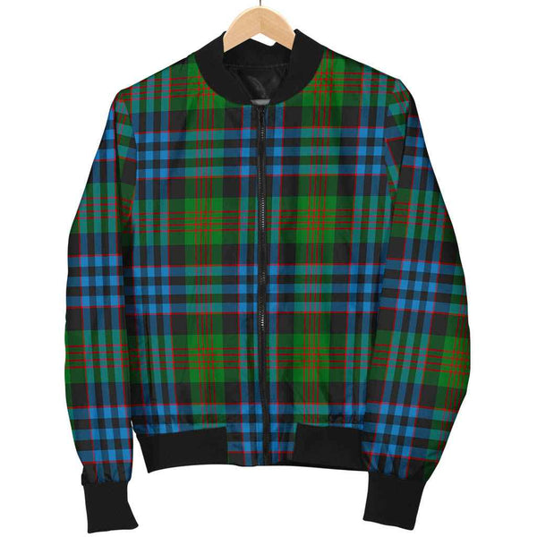 Scottish Newlands of Lauriston Clan Tartan Bomber Jacket Tartan Plaid 1