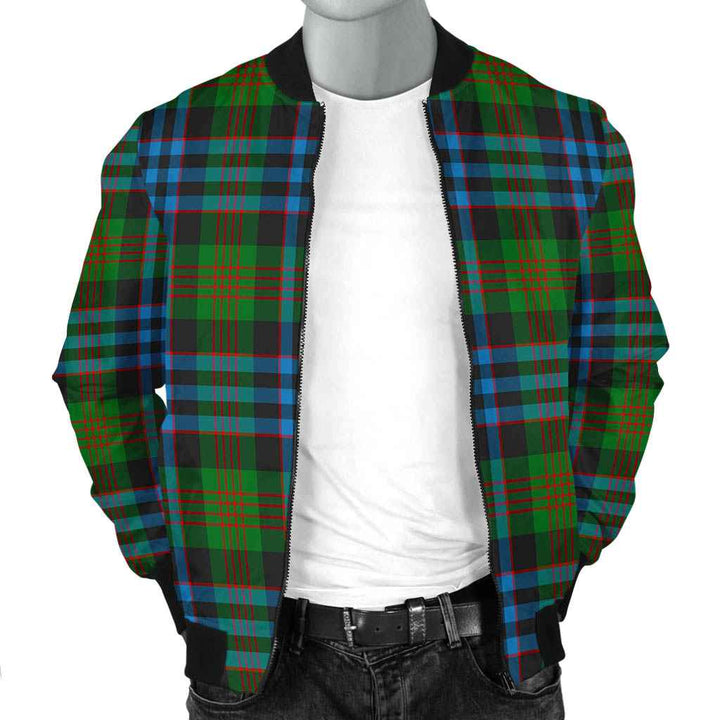 Scottish Newlands of Lauriston Clan Tartan Bomber Jacket Tartan Plaid 2
