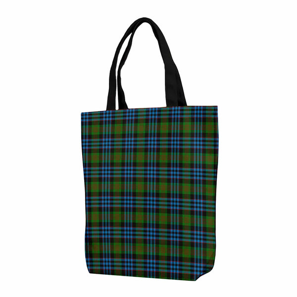 Scottish Newlands of Lauriston Clan Tartan Canvas Bag With Shoulder Strap Tartan Plaid 1
