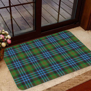 Scottish Newlands of Lauriston Clan Tartan Door Mat Tartan Plaid 1
