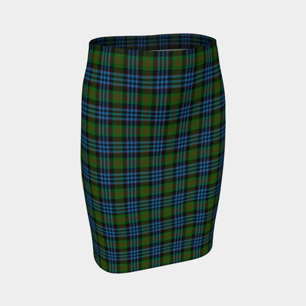 Scottish Newlands of Lauriston Clan Tartan Fitted Skirt Tartan Plaid 1