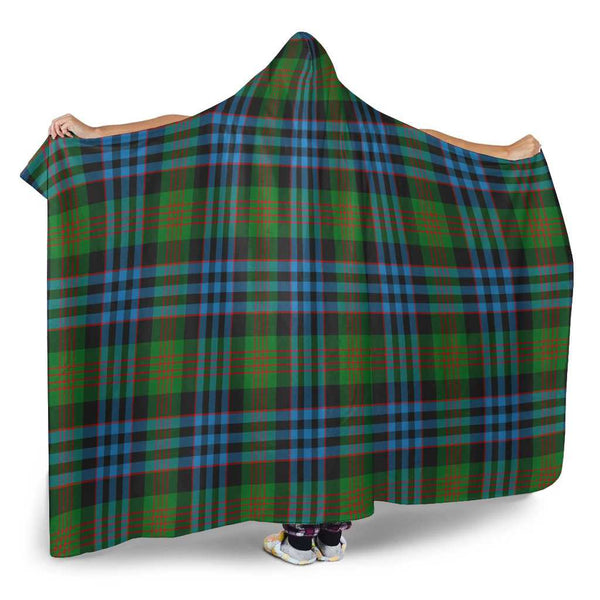 Scottish Newlands of Lauriston Clan Tartan Hooded Blanket Tartan Plaid 2