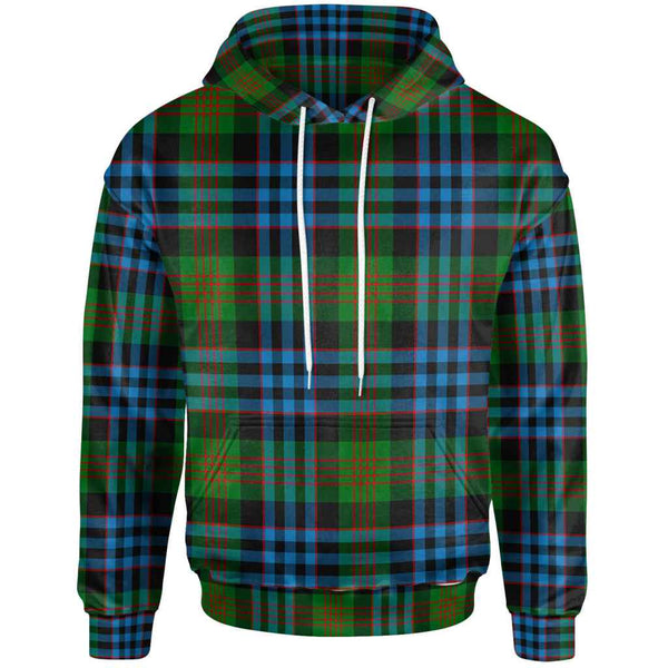 Scottish Newlands of Lauriston Clan Tartan Hoodie Front Side Tartan Plaid