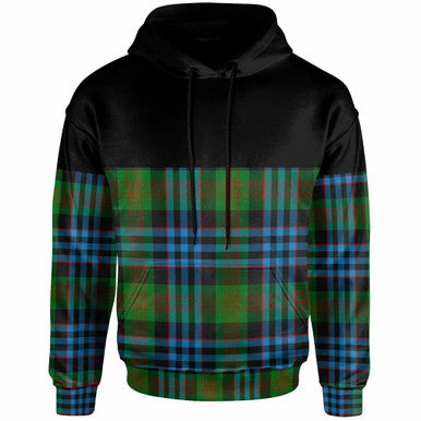 Scottish Newlands of Lauriston Clan Tartan Hoodie - Horizontal Style Front Side Tartan Plaid