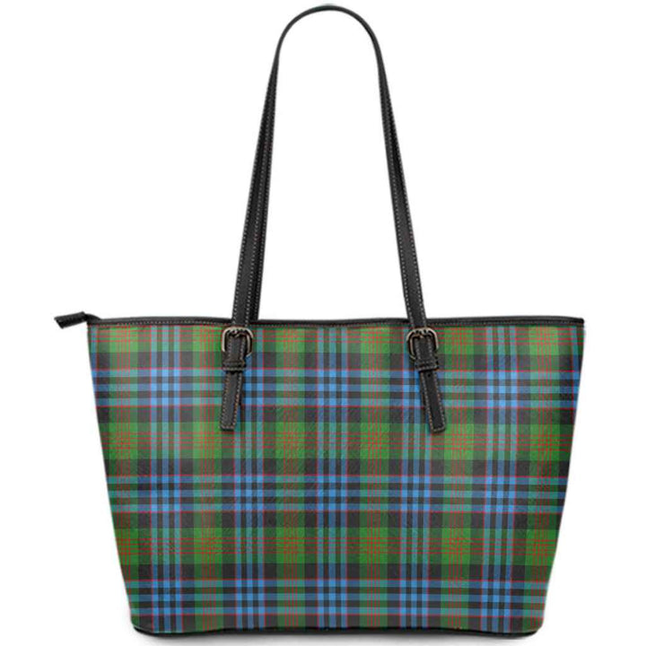 Scottish Newlands of Lauriston Clan Tartan Leather Tote Tartan Plaid