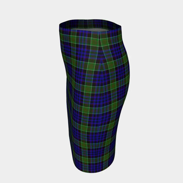 Scottish Newman Clan Tartan Fitted Skirt Tartan Plaid 2