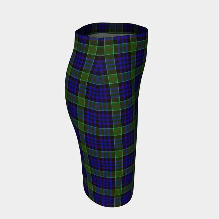 Scottish Newman Clan Tartan Fitted Skirt Tartan Plaid 3