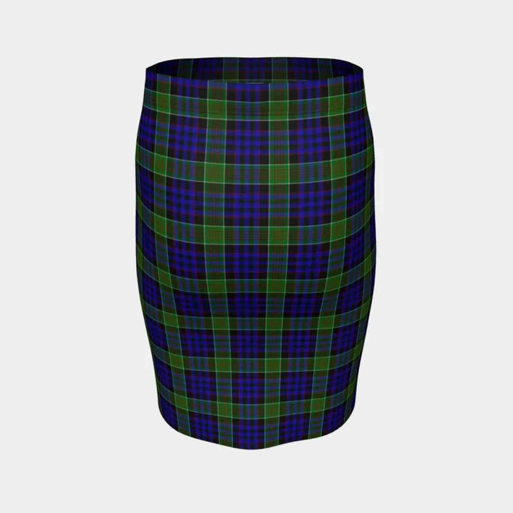 Scottish Newman Clan Tartan Fitted Skirt Tartan Plaid 4