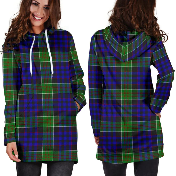 Scottish Newman Clan Tartan Hoodie Dress