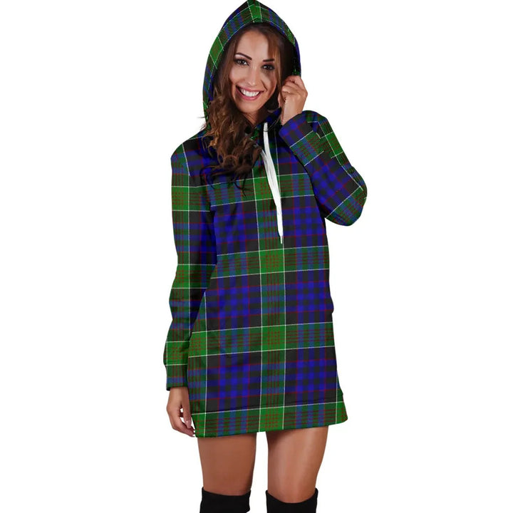 Scottish Newman Clan Tartan Hoodie Dress