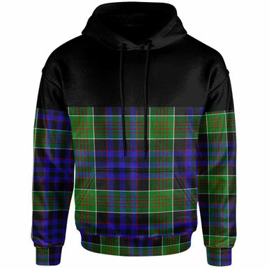 Scottish Newman Clan Tartan Hoodie - Horizontal Style Front Side Tartan Plaid