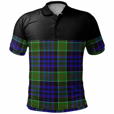 Scottish Newman Clan Tartan Polo Shirt - Horizontal Style Front Side Tartan Plaid