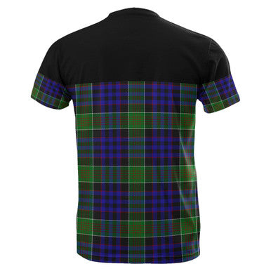 Scottish Newman Clan Tartan T-Shirt Horizontal Style Back Side Tartan Plaid