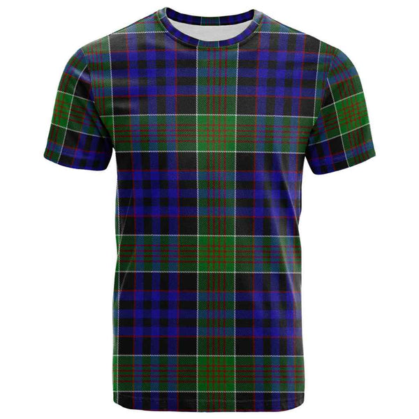 Scottish Newman Clan Tartan T-Shirt Front Side Tartan Plaid