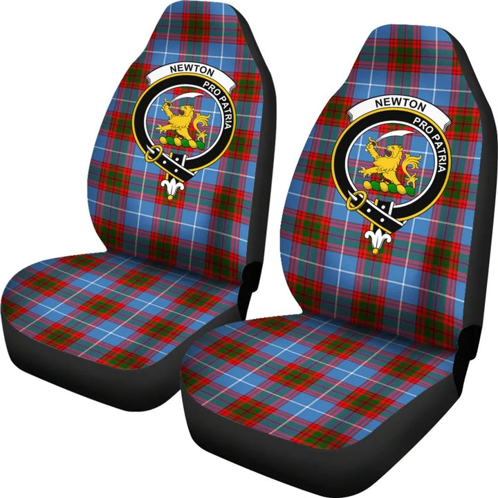 Scottish Newton Clan Crest Tartan Car Seat Covers 1