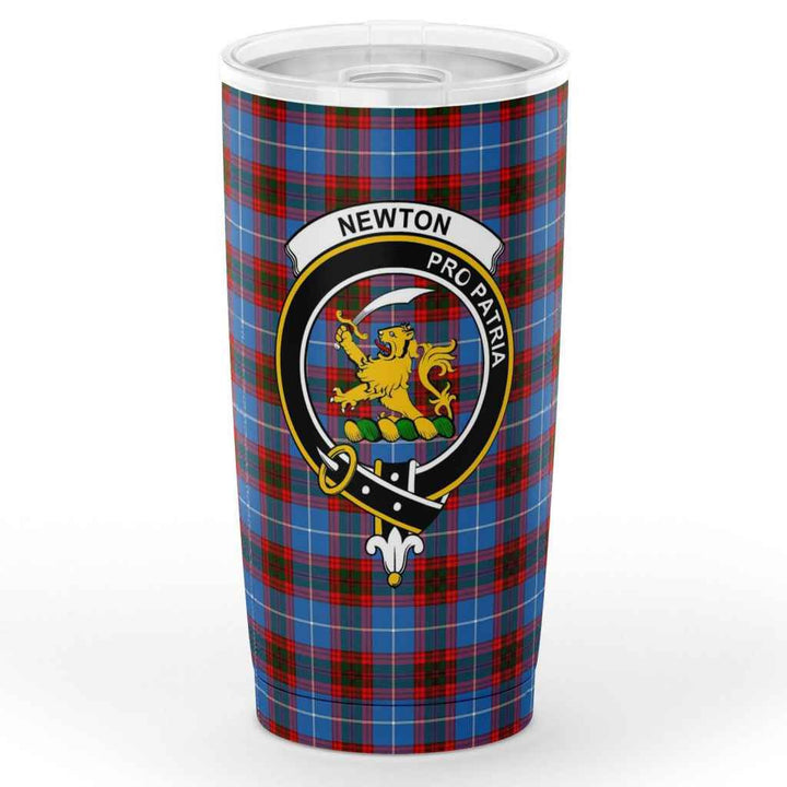Scottish Newton Clan Crest Tartan Insulated Tumbler Tartan Plaid 1