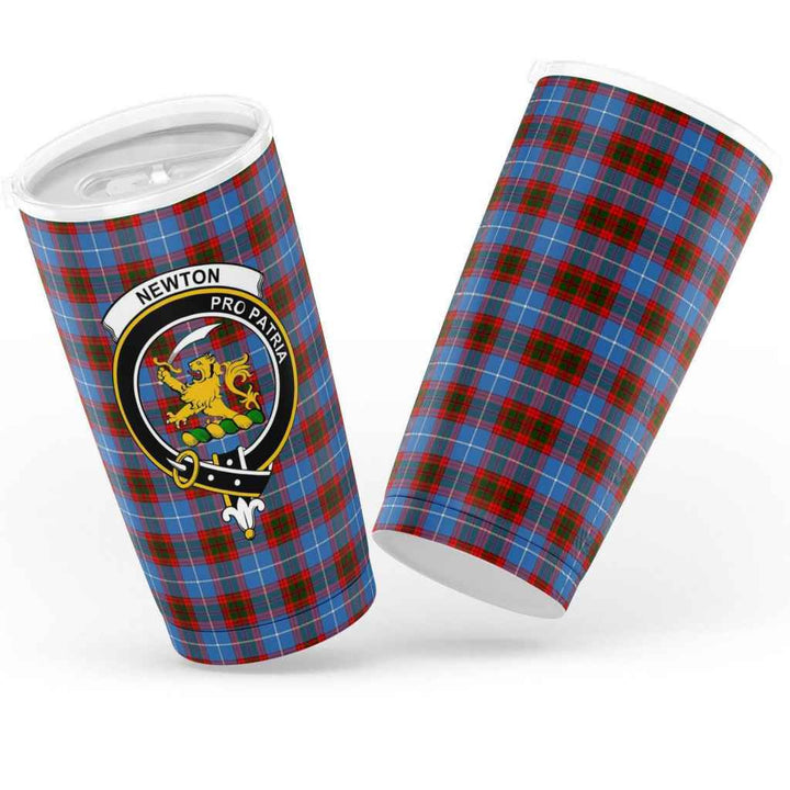 Scottish Newton Clan Crest Tartan Insulated Tumbler Tartan Plaid 3