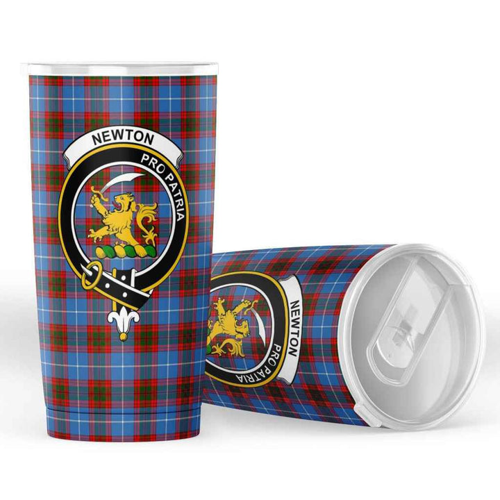 Scottish Newton Clan Crest Tartan Insulated Tumbler Tartan Plaid 4