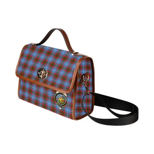 Scottish Newton Clan Crest Tartan Waterproof Canvas Bag Tartan Plaid 4