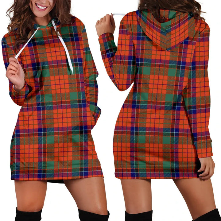 Scottish Nicolson Ancient Clan Tartan Hoodie Dress