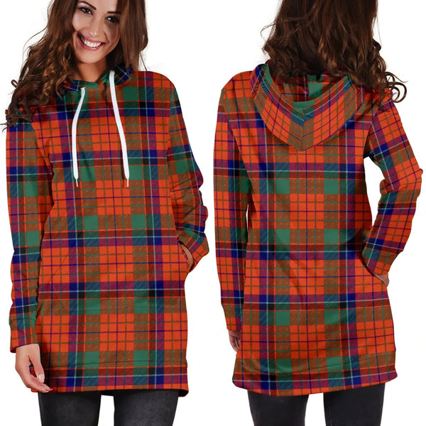 Scottish Nicolson Ancient Clan Tartan Hoodie Dress