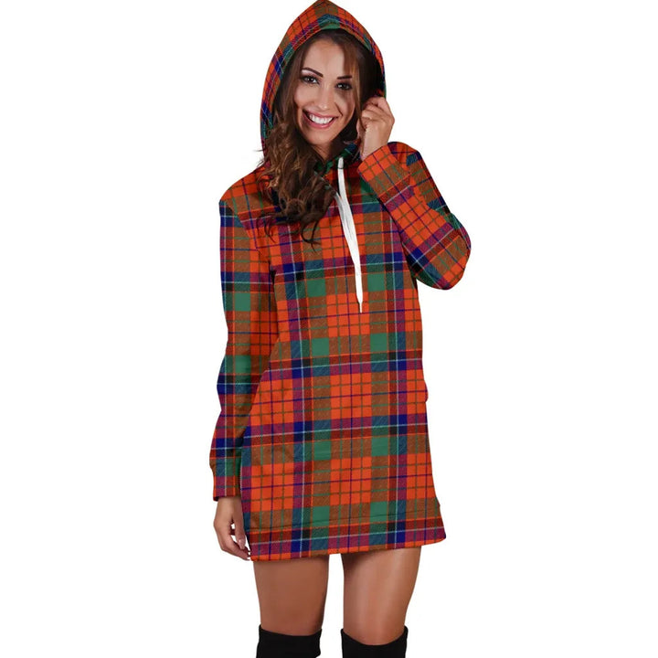 Scottish Nicolson Ancient Clan Tartan Hoodie Dress