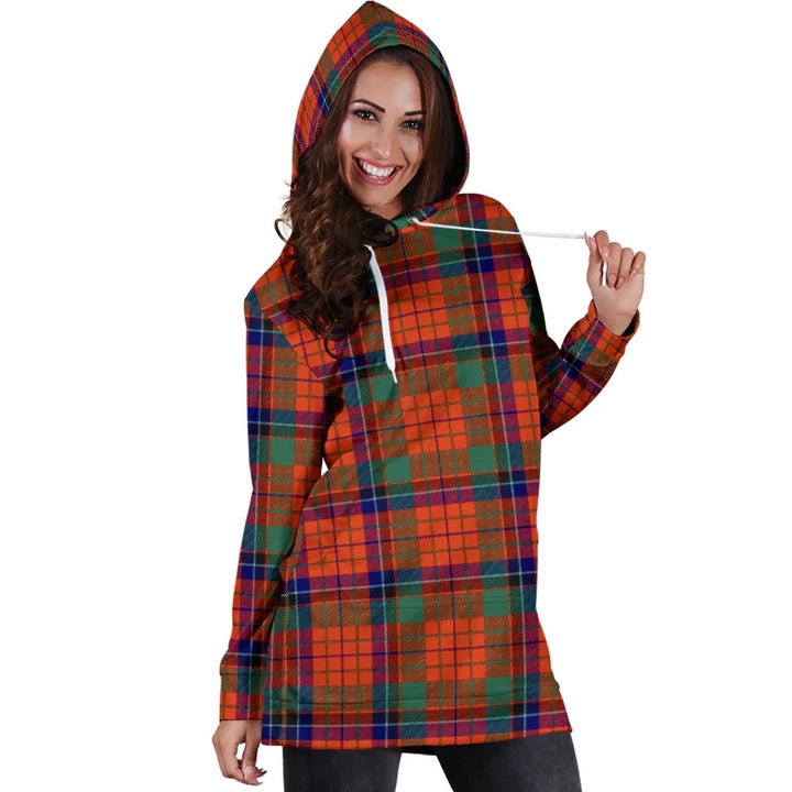 Scottish Nicolson Ancient Clan Tartan Hoodie Dress