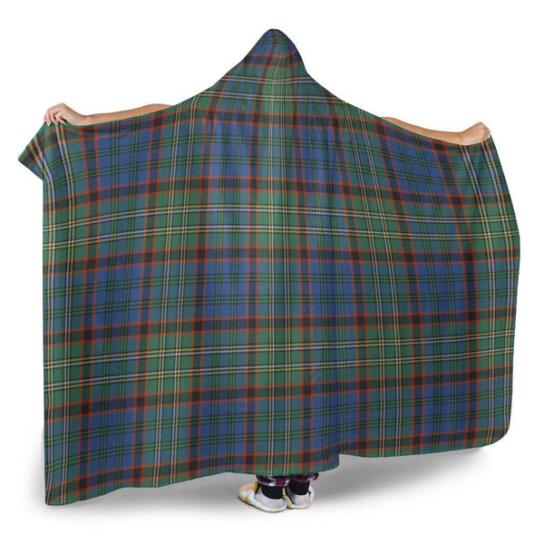 Scottish Nicolson Hunting Ancient Clan Tartan Hooded Blanket Tartan Plaid 2